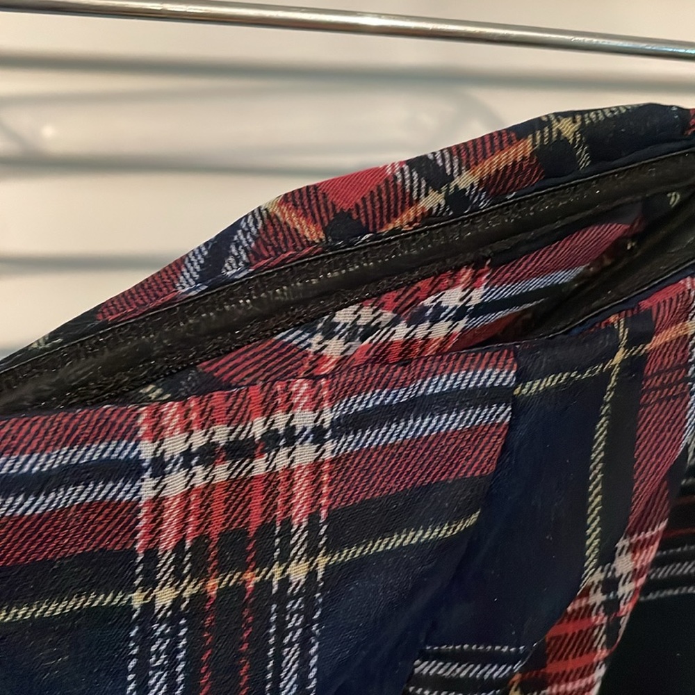 NWT Tov Holy Plaid Strapless Party Hi Low … - Picture 7 of 8